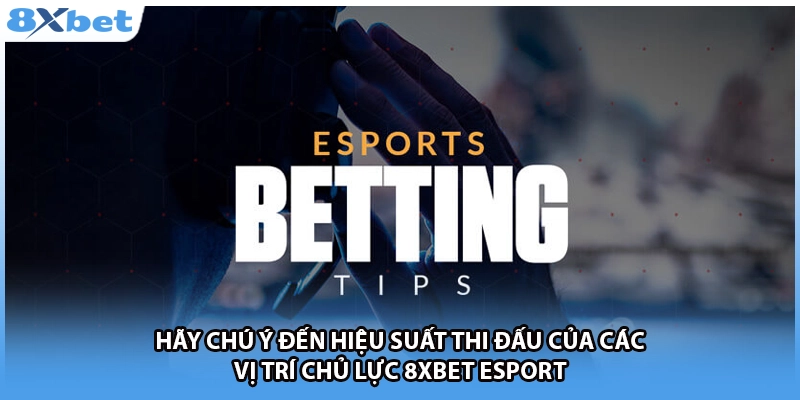 Hãy chú ý đến hiệu suất thi đấu của các vị trí chủ lực 8Xbet esport